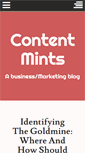Mobile Screenshot of contentmints.com